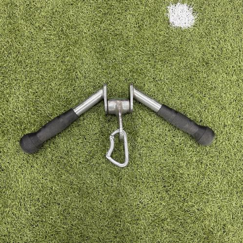 Triceps bar in W-vorm, Sport en Fitness, Fitnessmaterialen, Gebruikt, Armen, Rug, Ophalen