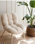 Beige fauteuil Fonq, Ophalen, Beige, Zo goed als nieuw, Minder dan 10 m²