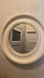Crème kleur spiegel rond, Ophalen, Rond, Zo goed als nieuw, Minder dan 100 cm