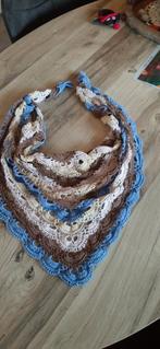 Gehaakte katoenen sjaal, Handgemaakt, Ophalen of Verzenden, Zo goed als nieuw, Sjaal