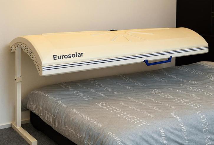 Eurosolar zonnehemel – 12 lampen – 180x80 cm – Goede staat, Witgoed en Apparatuur, Zonnebanken en Gezichtsbruiners, Gebruikt, Zonnebank enkelzijdig