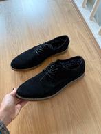 Zwarte herenschoenen 46, Kleding | Heren, Schoenen, Ophalen, Zo goed als nieuw, Zwart, Veterschoenen