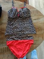 Prima donna tankini 75 E Broekje 40 ZGAN bruin roze 75E, Bruin, Ophalen of Verzenden, Zo goed als nieuw, Bikini