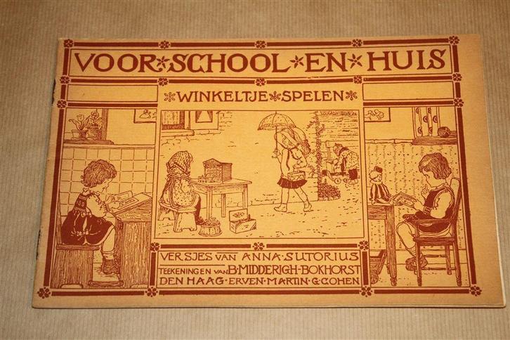 Winkeltje spelen. Voor school en huis. 1e druk 1912., Boeken, Prentenboeken en Plaatjesalbums, Gelezen, Ophalen of Verzenden