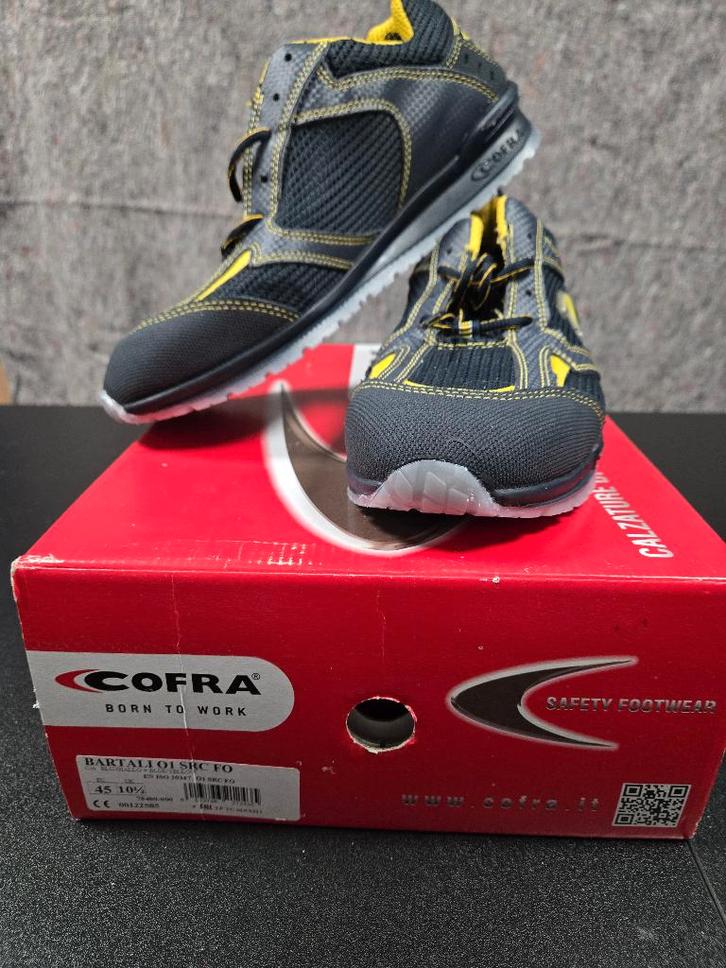 Nieuwe Cofra Bartali werkschoenen-maat 45, Kleding | Heren, Schoenen, Nieuw, Werkschoenen, Zwart, Ophalen of Verzenden