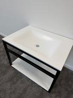 Badmeubel solid surface / staal 70 breed, Ophalen, Nieuw