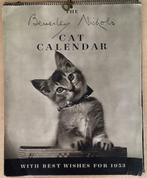 1953 katten kalender Beverly Nichols kat poezen, Verzenden, 1920 tot 1940, Ongelopen, Overige thema's
