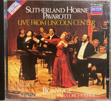 Sutherland, Horne Live From Lincoln Center CD beschikbaar voor biedingen