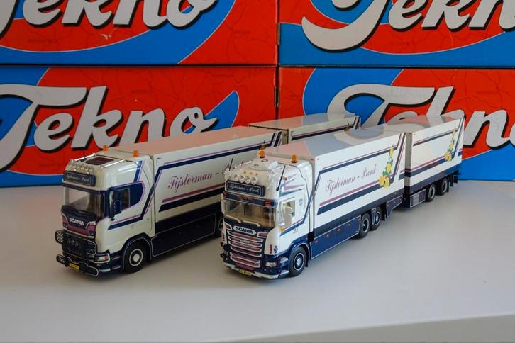 Setje Tijsterman-Pronk - Tekno, Hobby en Vrije tijd, Modelauto's | 1:50, Nieuw, Bus of Vrachtwagen, Tekno, Ophalen of Verzenden