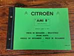 Werkplaatshandboek Citroën Ami 8 berline en break 1971, Auto diversen, Handleidingen en Instructieboekjes, Ophalen of Verzenden