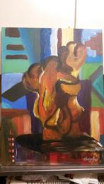 Abstract schilderij Bagchus, Antiek en Kunst, Kunst | Schilderijen | Abstract, Ophalen