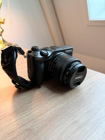 Canon EOS M6 + EF-M 15-45mm IS STM lens Zwart beschikbaar voor biedingen