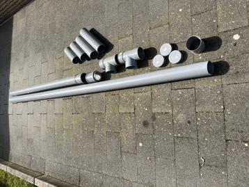 PVC buis T-stuk lijmkap mof restanten 110 mm nieuw! beschikbaar voor biedingen