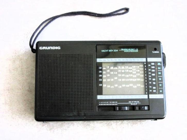Vintage Grundig radio Yacht Boy 204 world receiver radio FM, Audio, Tv en Foto, Radio's, Radio, Verzenden