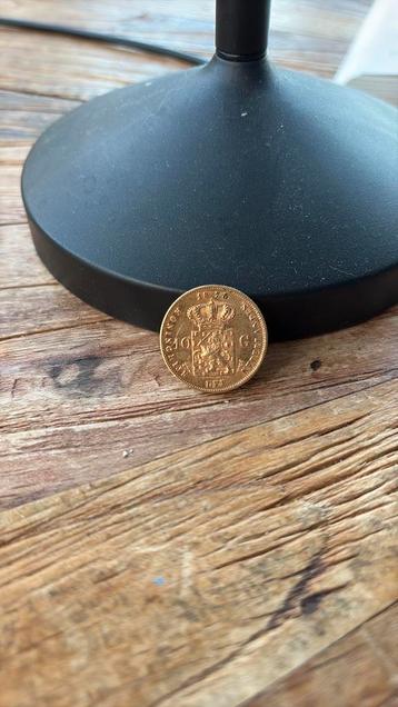 Gouden tientje Willem III - 1875 -  10 gulden goud  beschikbaar voor biedingen