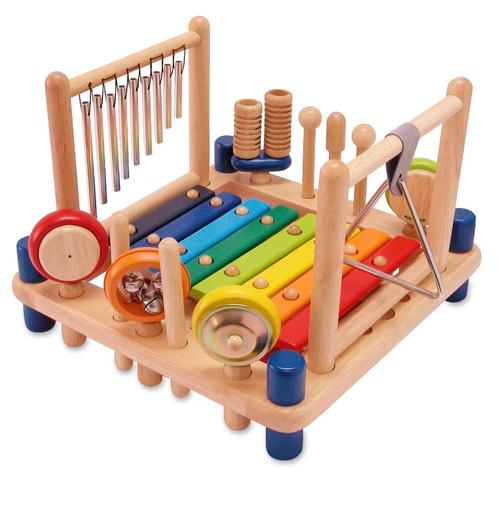 Houten muziekcentrum groot I'm Toy, Kinderen en Baby's, Speelgoed | Houten speelgoed, Nieuw, Overige typen, Ophalen of Verzenden