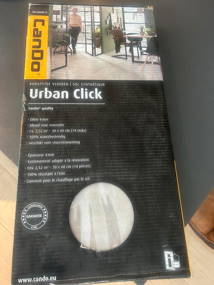 CanDo Urban Click Vloerdelen - Nieuw in Verpakking, Doe-het-zelf en Verbouw, Vloerdelen en Plavuizen, Nieuw, Vloerdelen of -planken
