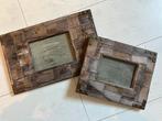 Fotolijsten 2 stuks sloophout 10x15 en 13x18, Ophalen of Verzenden, Zo goed als nieuw, Hout, Minder dan 50 cm