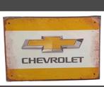 Chevrolet Logo Metalen Bord 20x30cm, Ophalen of Verzenden, Nieuw
