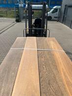 106 m2 eiken lamel parketvloer . 19 cm breed 15 mm dik, Gebruikt, 10 tot 30 cm, Hout, 150 cm of meer