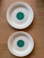 2 Thomas Germany Rosenthal Borden jaren '70 blauw/groen, Huis en Inrichting, Ophalen of Verzenden, Zo goed als nieuw, Bord(en)