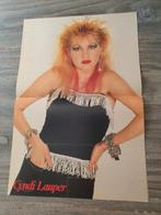 80s Poster van Cyndi Lauper, Ophalen of Verzenden, Zo goed als nieuw