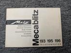 Metz mecablitz 193-195-196., Ophalen of Verzenden, Metz