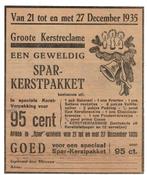 2 SPAR Advertenties 1935 en 1942, Verzenden, Zo goed als nieuw, Overige typen