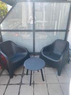 Tuinstoel skarpo ikea 2x plus bijzettafeltje, Tuin en Terras, Ophalen, Kunststof