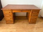 Bureau Eikenhout Vintage Antiek, Huis en Inrichting, Bureaus, Ophalen, Gebruikt, Bureau