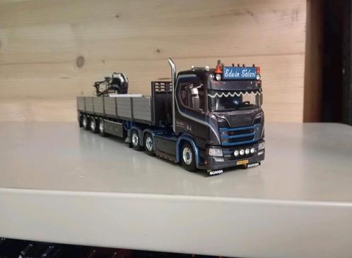Scania R Edwin Salari steenoplegger WSI, Hobby en Vrije tijd, Modelauto's | 1:50, Zo goed als nieuw, Bus of Vrachtwagen, Wsi, Ophalen of Verzenden