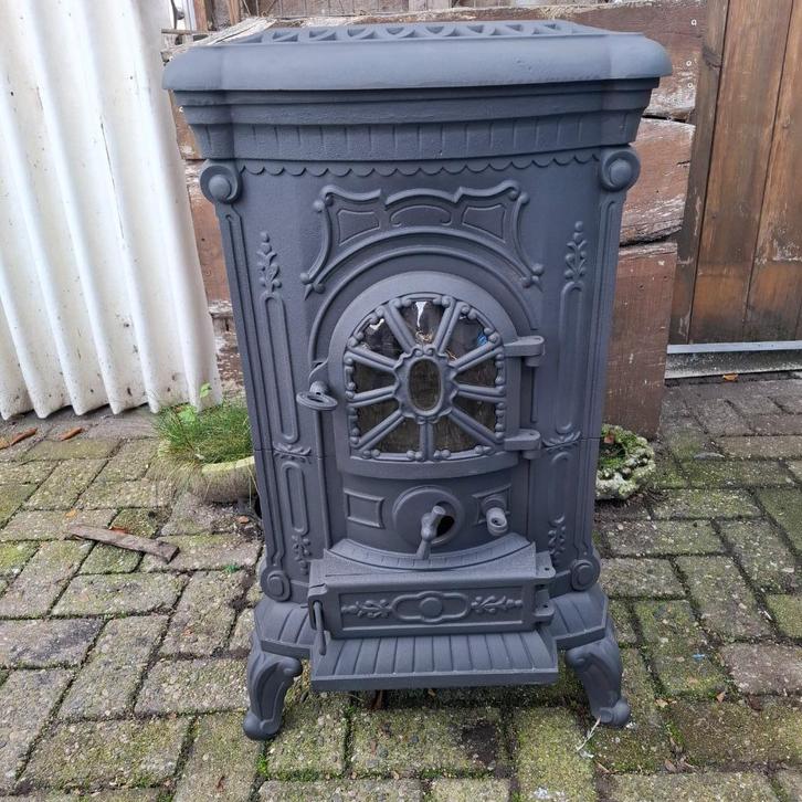 thermoset hout kachel, Huis en Inrichting, Kachels, Zo goed als nieuw, Vrijstaand, Houtkachel, Hout, Ophalen