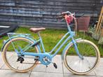 Blauwe Elops meisjesfiets met mand, Fietsen en Brommers, Ophalen, Gebruikt, 24 inch, Versnellingen