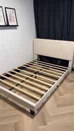 Gestoffeerd bed, Huis en Inrichting, Slaapkamer | Bedden, Ophalen, Bed, Tweepersoons, 140 cm