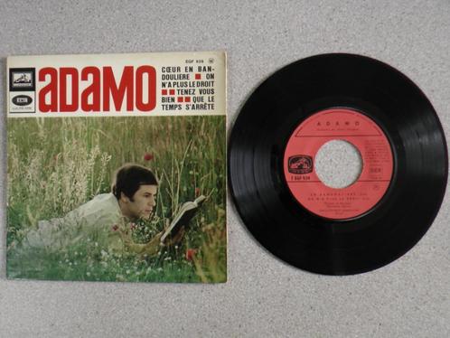 Adamo Coeur en Bandouliere VINYL SINGLE EP, Cd's en Dvd's, Vinyl Singles, Gebruikt, EP, Pop, 7 inch, Ophalen of Verzenden