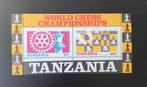 Tanzania 1986 Schaken Michel blok 54 postfris, Verzenden, Postfris, Sport