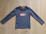 Grijs gestipt shirt van Hema maat 122/128, Meisje, Ophalen of Verzenden, Zo goed als nieuw, Shirt of Longsleeve