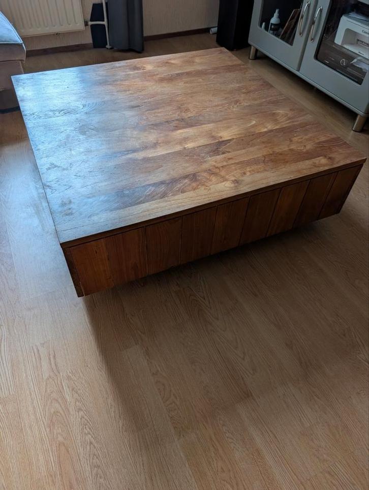 Salontafel van puuur interiors, Huis en Inrichting, Tafels | Salontafels, Gebruikt, Minder dan 50 cm, 100 tot 150 cm, 100 tot 150 cm