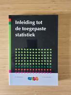 J.H. Blankespoor - Inleiding tot de toegepaste statistiek, Ophalen of Verzenden, Zo goed als nieuw, J.H. Blankespoor, Nederlands