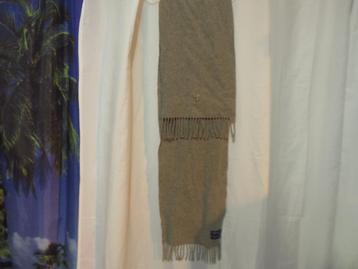 grijs beige wollen sjaal 30 cm x 152 cm Polo Ralph Lauren beschikbaar voor biedingen