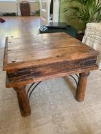 Bijzettafel / salontafel, Ophalen, Gebruikt, 50 tot 100 cm, Vierkant
