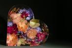 Prachtig hart van echte bloemen en epoxyhars, Het Wonder Atelier, Nieuw, Ophalen of Verzenden, Philips de Goedestraat
