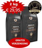 CafeCasa premium koffiebonen - vers gebrand 2 x 1 kilo, Diversen, Levensmiddelen, Ophalen of Verzenden