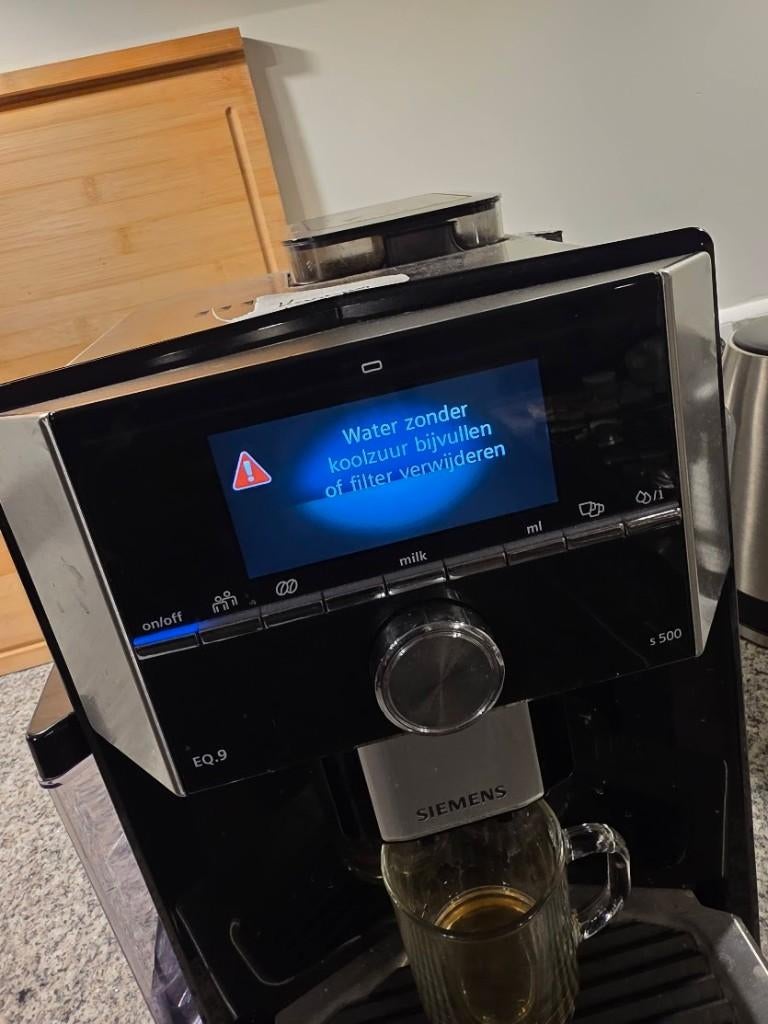 Reparatie & Onderhoud Siemens en Bosch Koffiemachines, 10 kopjes of meer, Ophalen, Gebruikt, Koffiemachine