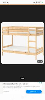 Mydal stapelbed ikea + 2 matrassen, Ophalen, 90 cm, Tweepersoons, Zo goed als nieuw