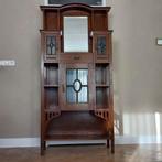 Antiek ART DECO kast, buffetkast - vitrine - spiegel, Antiek en Kunst, Ophalen