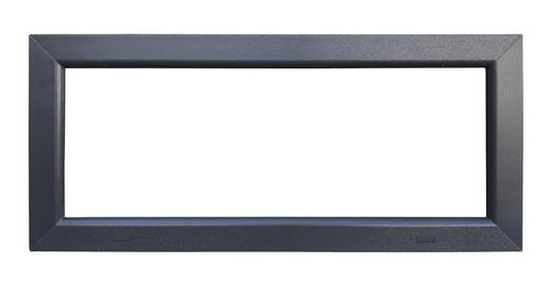Kunststof Kozijn Vast  B98 H45cm Antraciet, Doe-het-zelf en Verbouw, Kozijnen en Schuifpuien, Nieuw, Raamkozijn, Kunststof, Inclusief glas