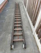 Houten ladder, Doe-het-zelf en Verbouw, Ladders en Trappen, Ophalen, Gebruikt