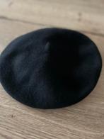 Zwarte baret, Kleding | Dames, Hoeden en Petten, Ophalen of Verzenden, Zo goed als nieuw, One size fits all, Hoed