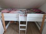 Bopita Halfhoogslaper - Wit, Kinderen en Baby's, Kinderkamer | Stapelbedden en Hoogslapers, Ophalen, Gebruikt, Halfhoogslaper